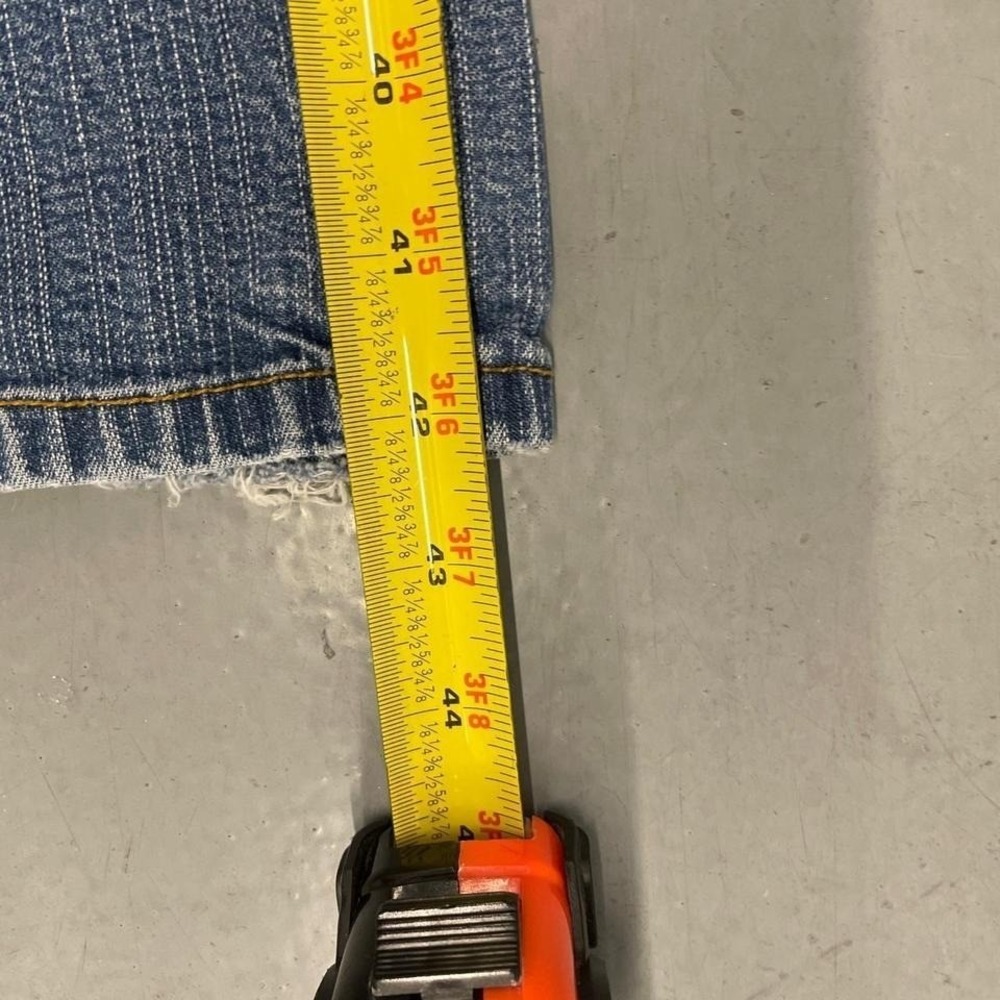 Main street Blues faded regular wash denim jeans with nice fade - Picture 6 of 8